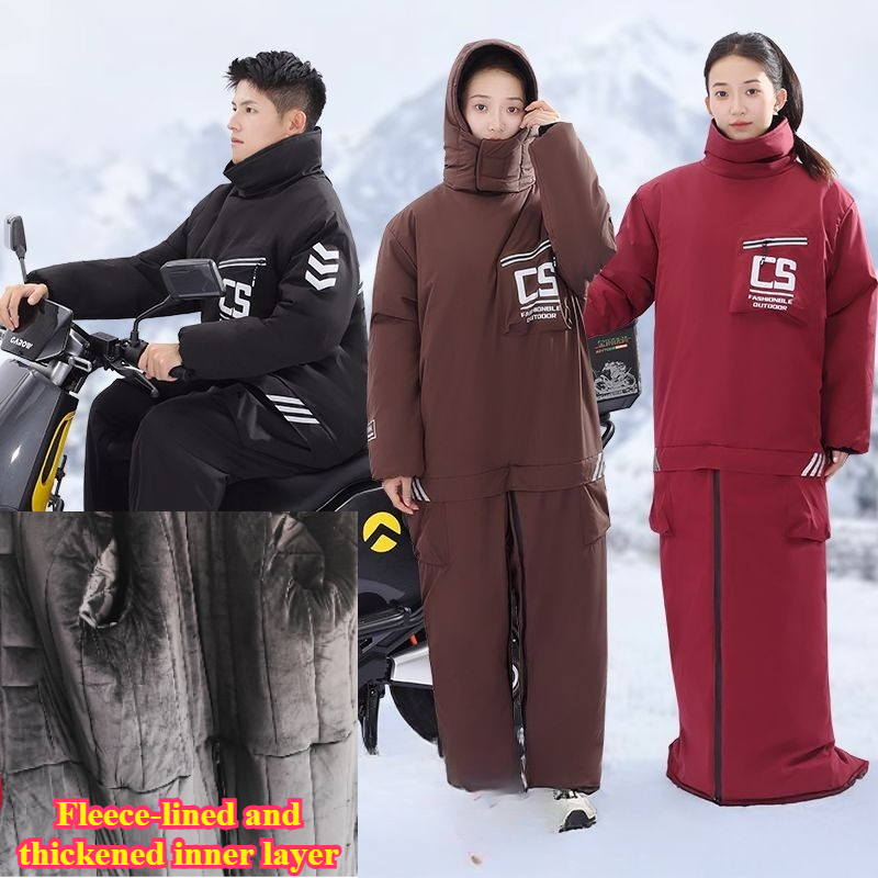Fishing Equipment - Motorcycle Jacket Winter ColdProof Windproof Suit