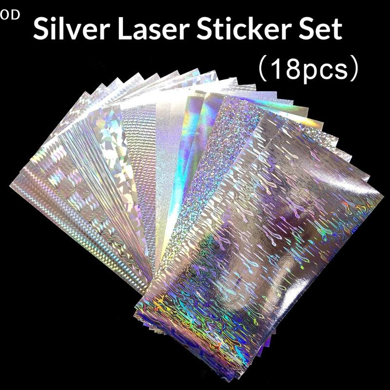 Fishing Lure - 18Pcs Fish Scale Lure Tapes 20x10CM