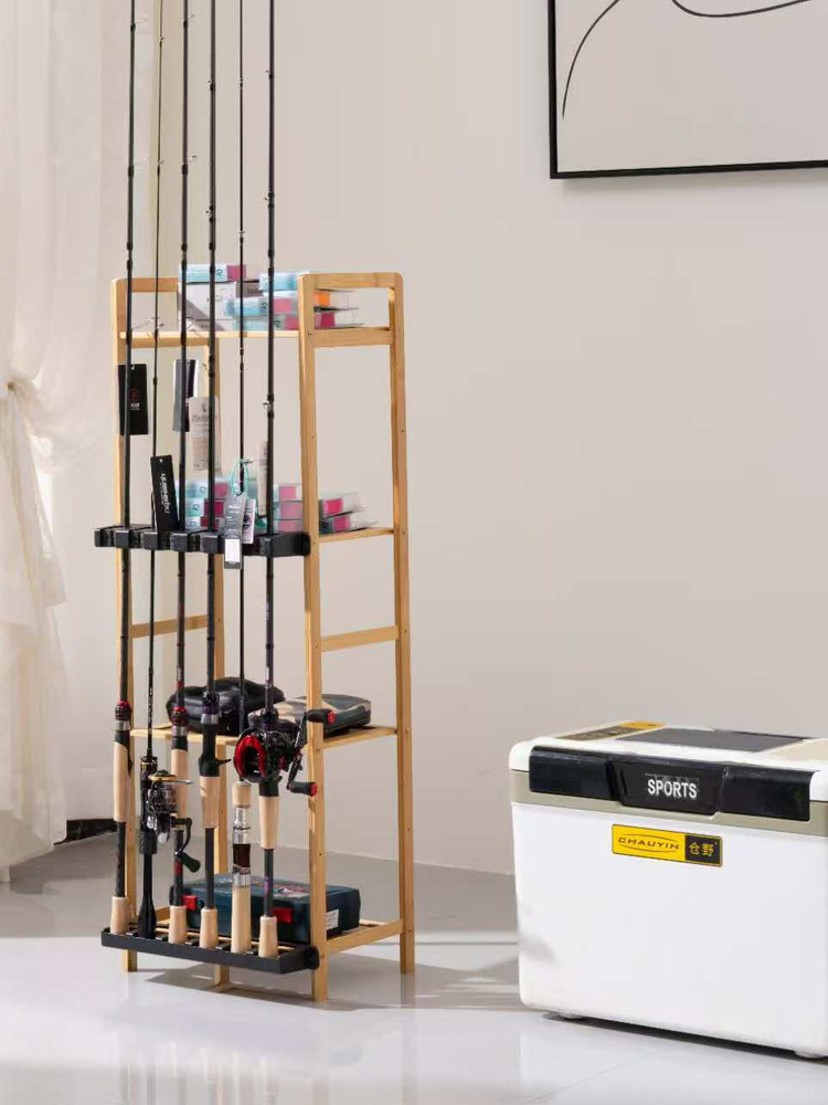 Fishing Lure - Versatile Fishing Rod Stand Storage Display