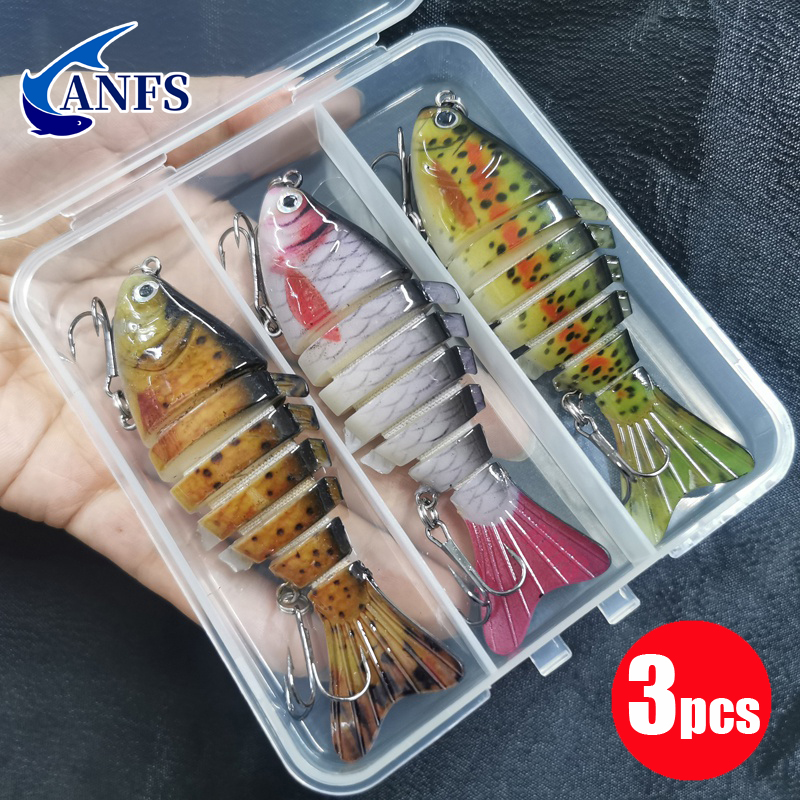 Fishing Equipment Clearance - 3pcs Sinking Fishing Lures Multi Jointed