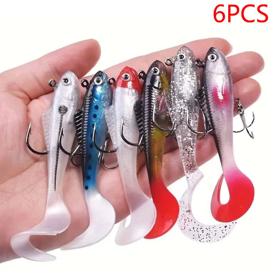 Fishing Equipment Clearance - 6PCS/BAG Artificial Baits Kit Fishing Tackle