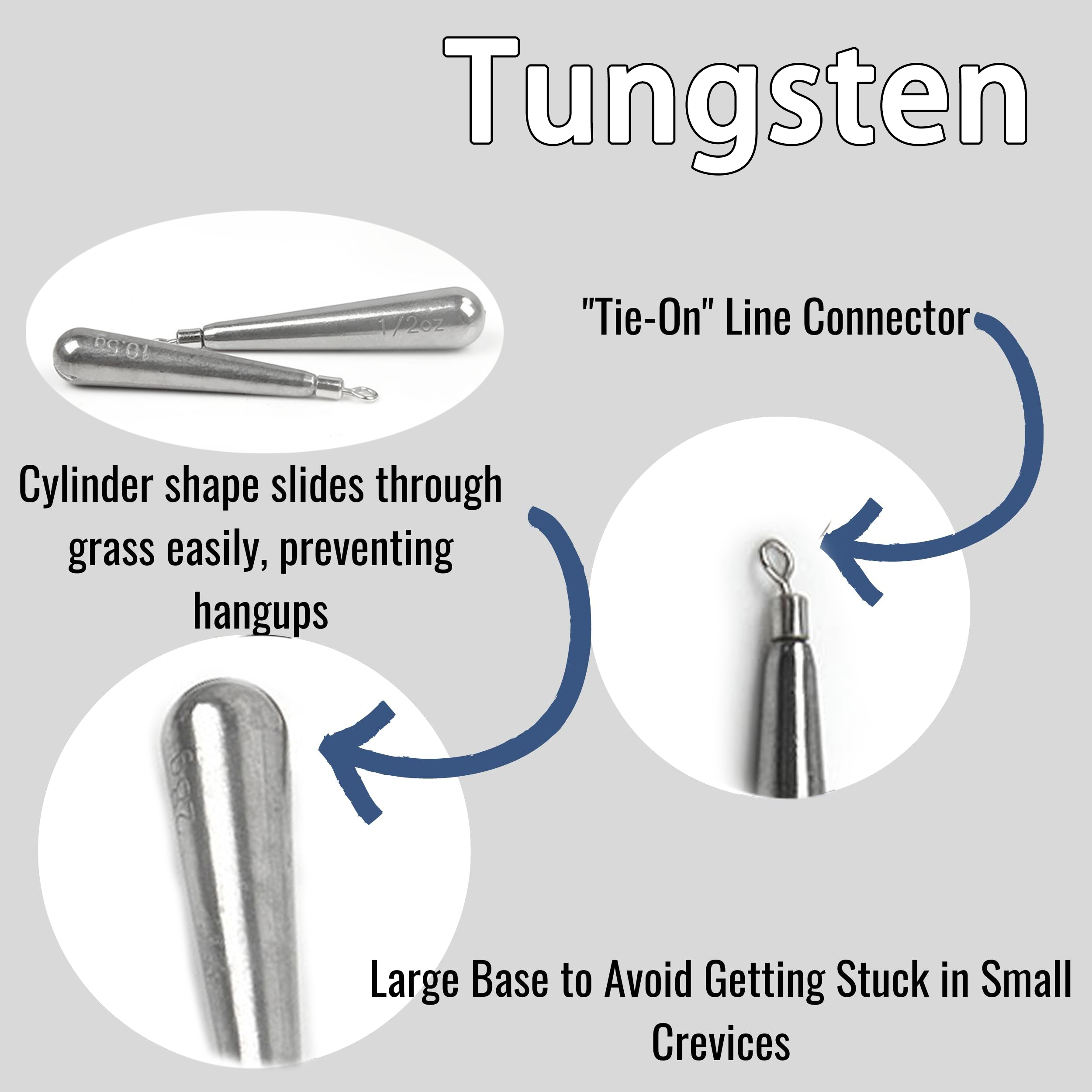 Tungsten Drop Shot Weights 3.5 - Tungsten Sinkers ulasan dan harga