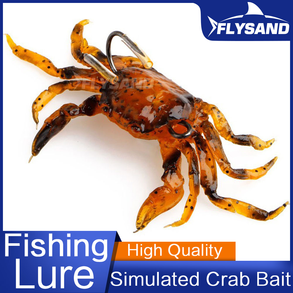 FLYSAND Bionic Crab Silicone S - Jig Head Lure ulasan dan harga