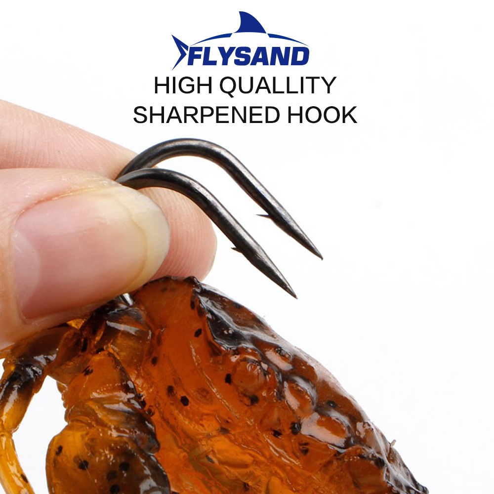 FLYSAND Bionic Crab Silicone S - Jig Head Lure ulasan dan harga