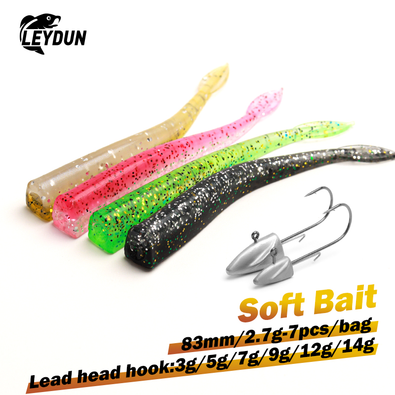 LEYDUN BR Soft Bait Fishing Lu - Jig Head Lure ulasan dan harga