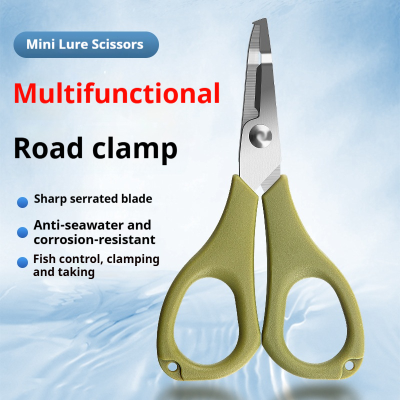 Mini Multi Functional Scissors - Fishing Equipment Hanger ulasan dan harga
