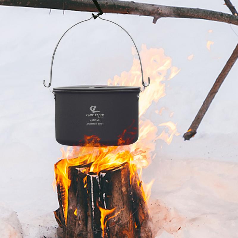 4.5L Camping Hanging Pot Cookw - Fishing Equipment Kitchener ulasan dan harga