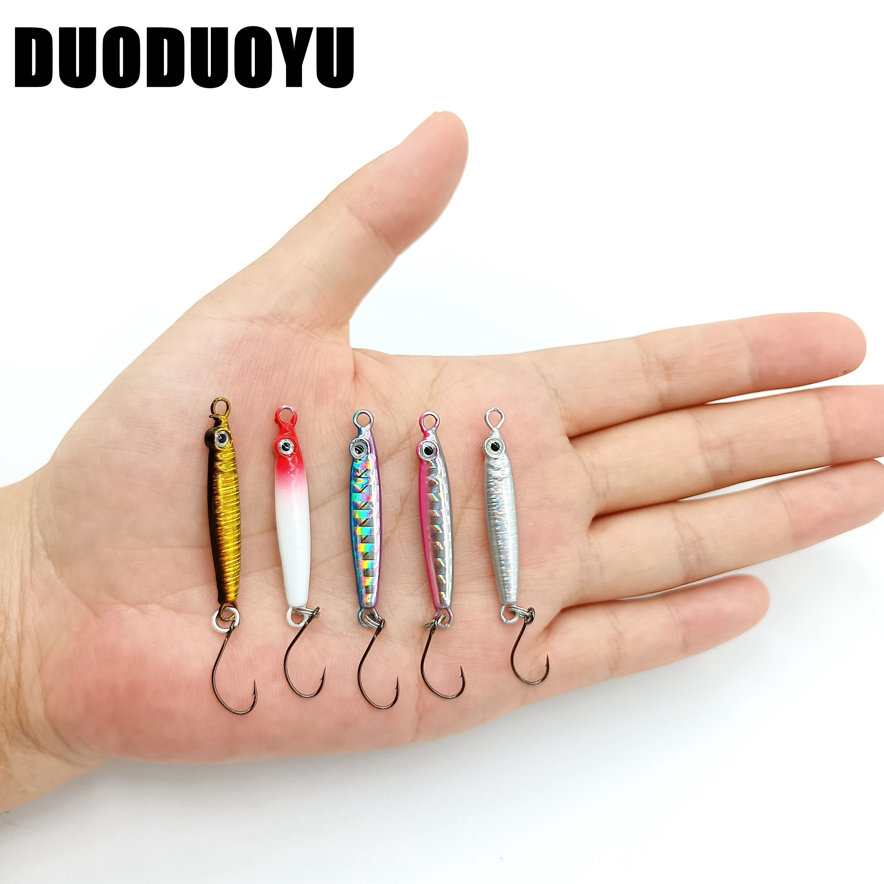 DUODUOYU 5PCS Mini  Metal Jig  - Jig Head Lure ulasan dan harga
