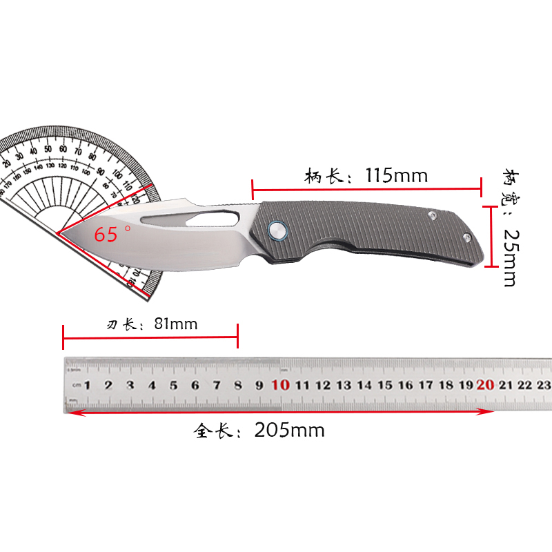 New titanium alloy handle M390 - Fishing Equipment Kitchener ulasan dan harga