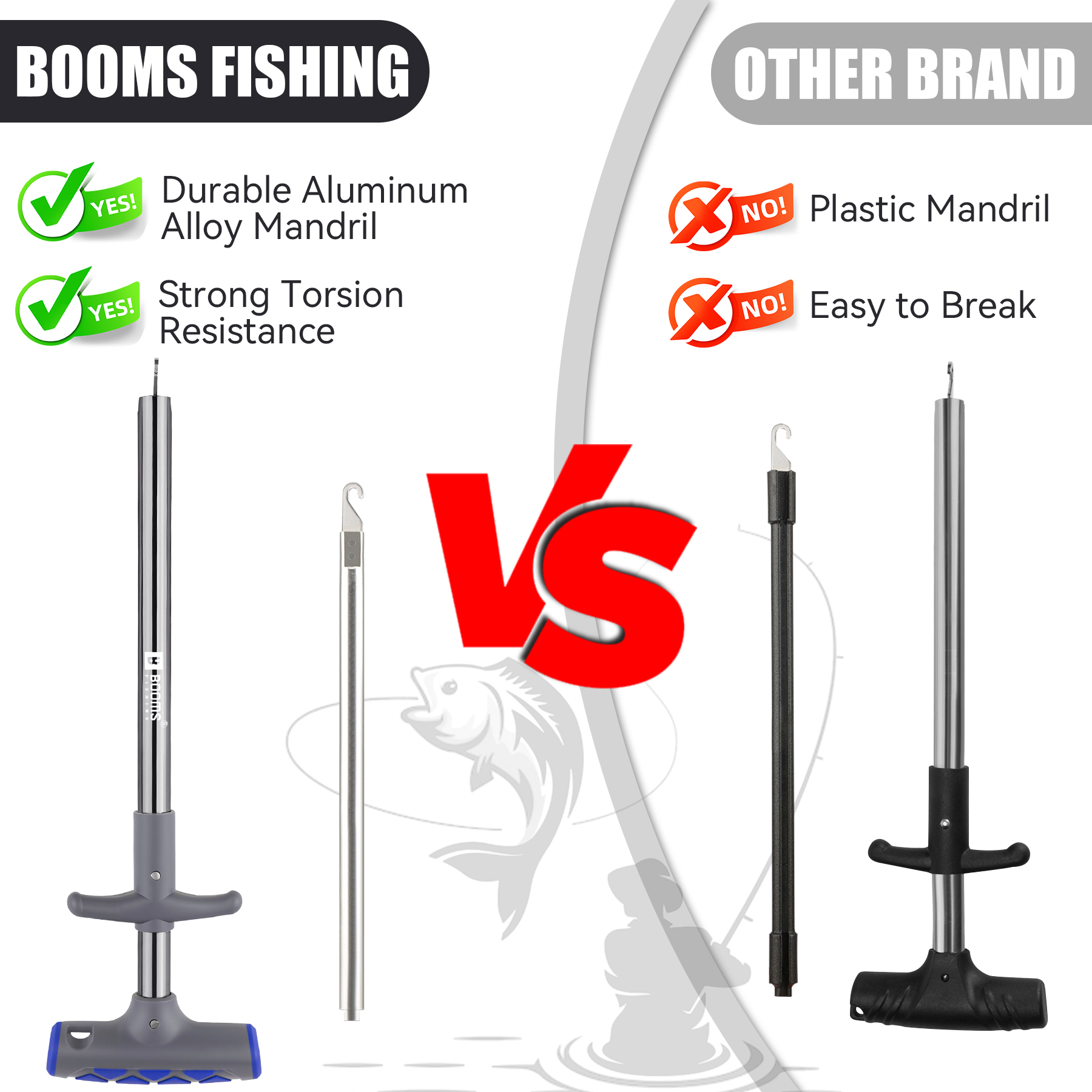 Booms Fishing XW20 Long Fish H - Fishing Equipment Warehouse ulasan dan harga
