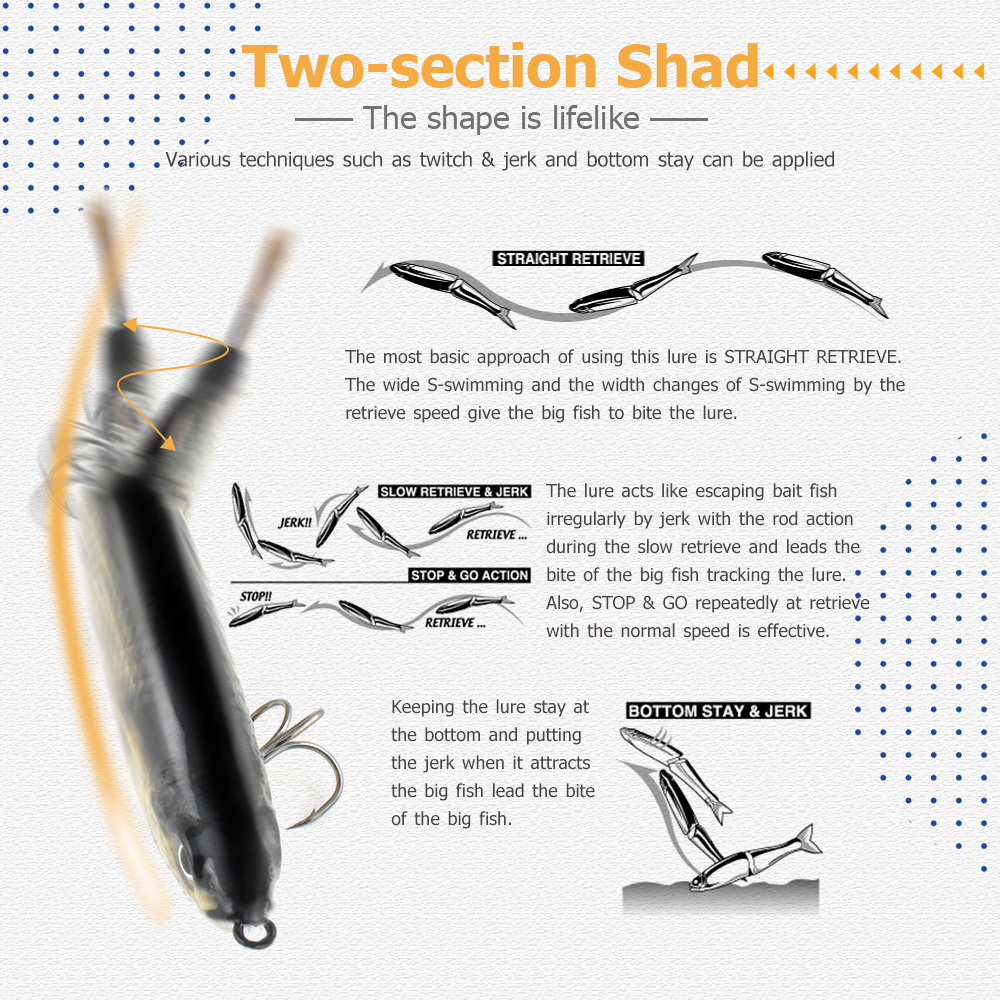 Fiber Tail Single Joint Glide  - Fishing Equipment Clearance ulasan dan harga