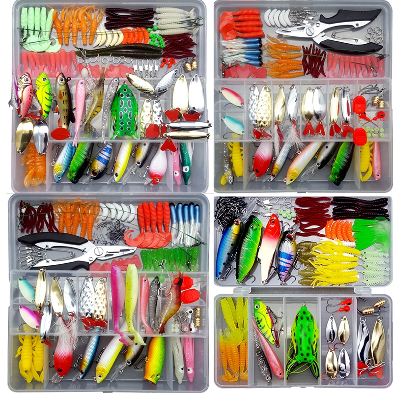Fishing Lure Kit Soft and Hard - Fishing Equipment Clearance ulasan dan harga