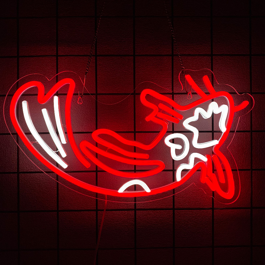 Fish Led Neon Sign, Cartoon Lu - Fishing Equipment Kitchener ulasan dan harga