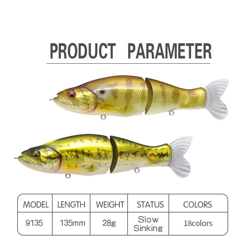 Swimbait Fishing Lure 135mm 31 - Fishing Equipment Clearance ulasan dan harga