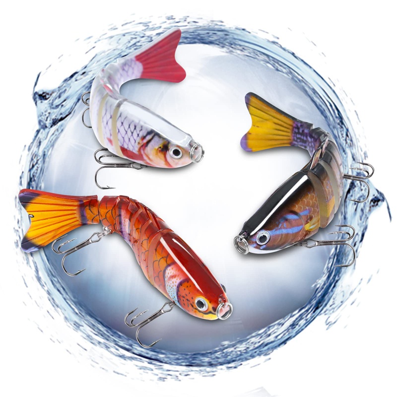 3pcs Sinking Fishing Lures Mul - Fishing Equipment Clearance ulasan dan harga