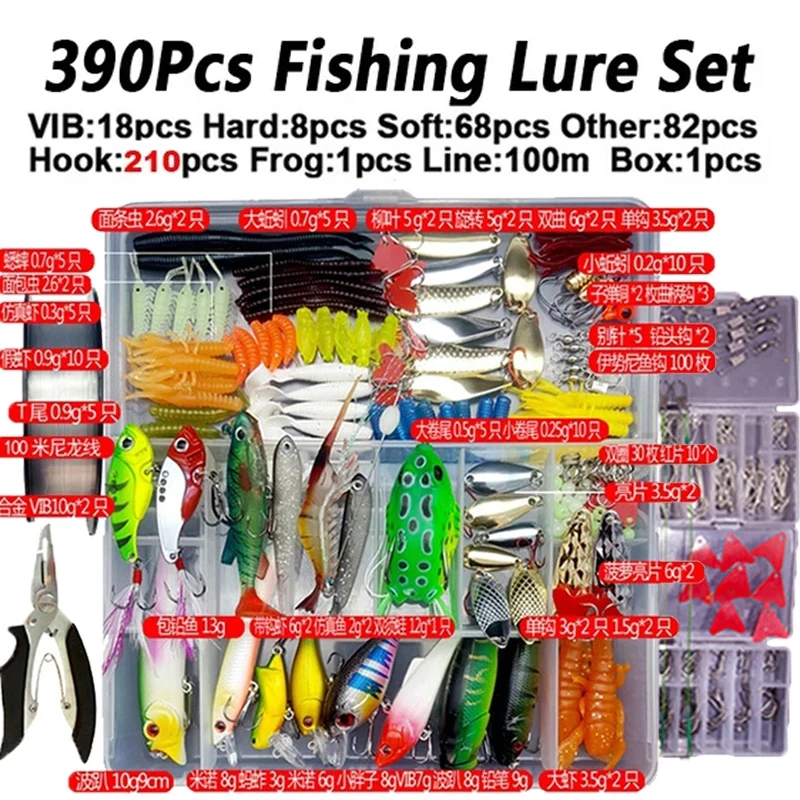 Fishing Lures Set Combo Soft H - Fishing Equipment Clearance ulasan dan harga