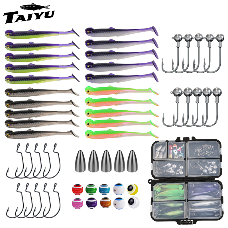 TAIYU 56pcs/Set Fishing Lures  - Fishing Equipment Clearance ulasan dan harga