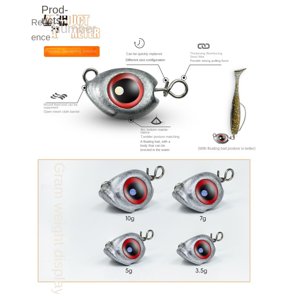 10pcs 3.5g/5g/7g/10g Swimbait  - Jig Head Lure ulasan dan harga