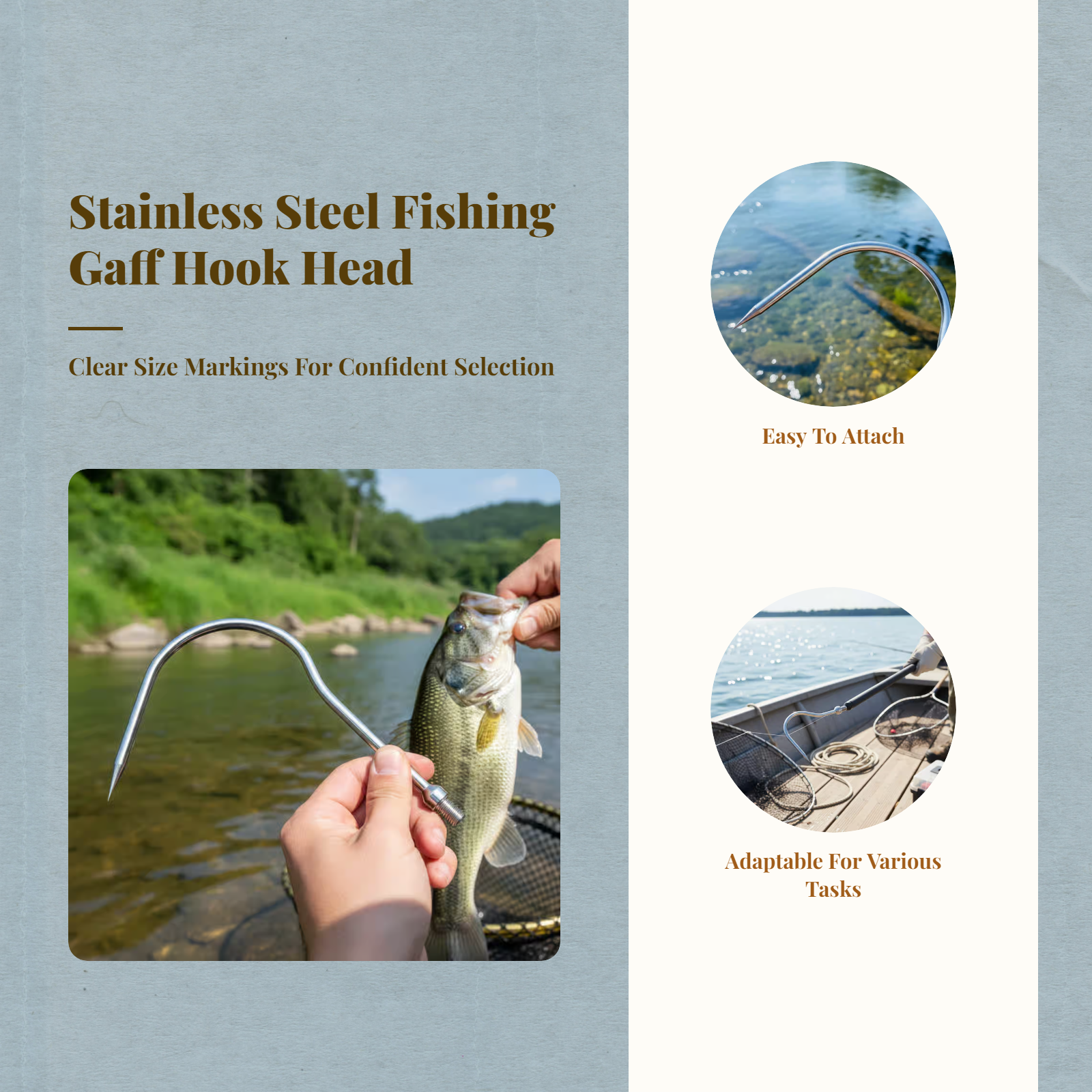Fishing Sickle Head Stainless  - Fishing Hook ulasan dan harga