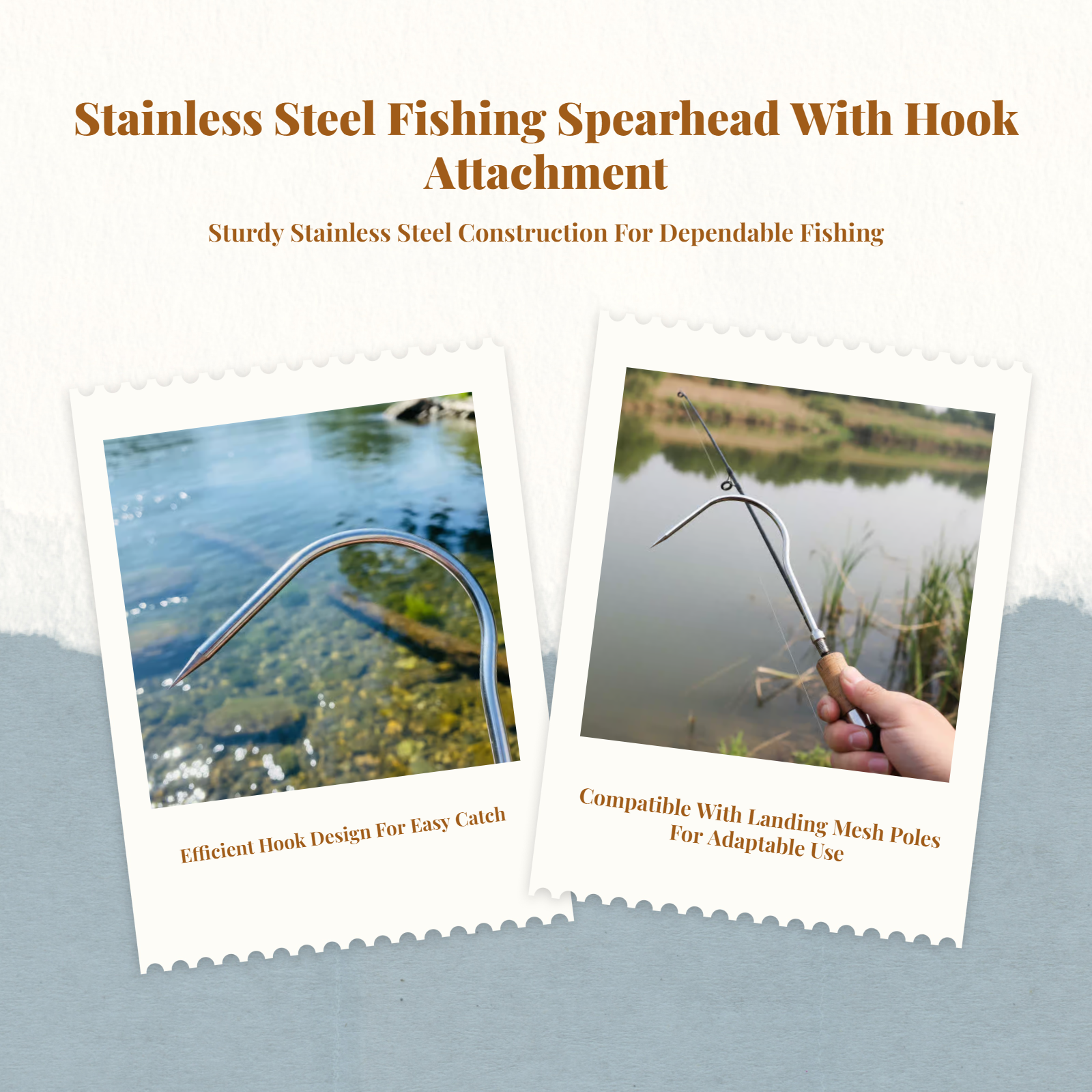 Fishing Sickle Head Stainless  - Fishing Hook ulasan dan harga