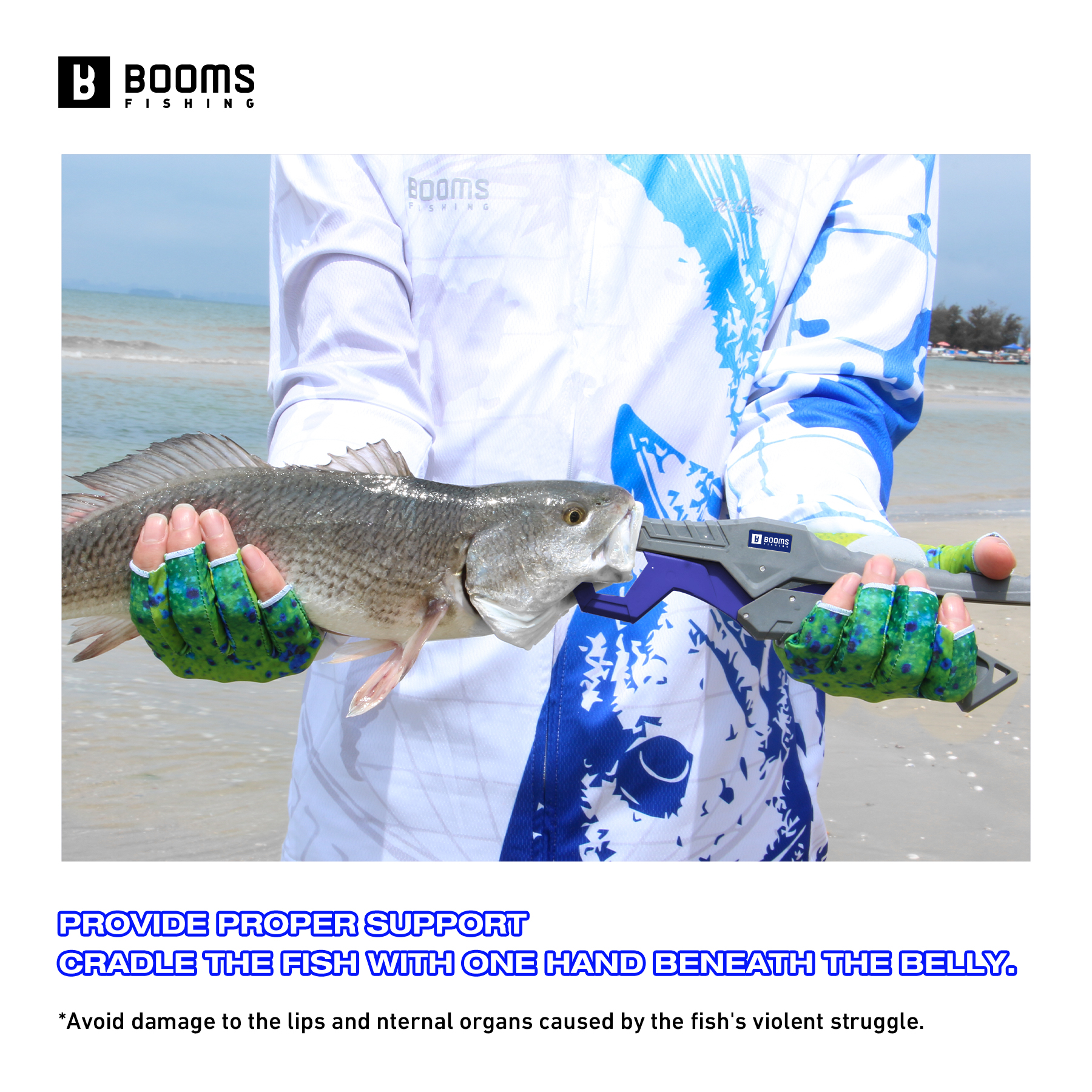 Booms Fishing 23cm Pliers and  - Fishing Equipment Hanger ulasan dan harga