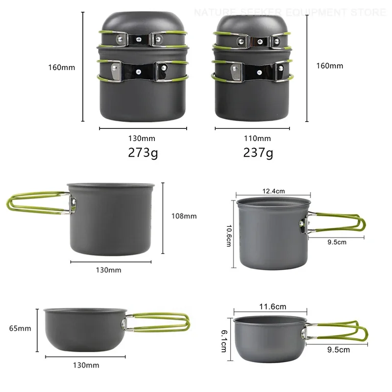 Camping Tableware Kit Outdoor  - Fishing Equipment Kitchener ulasan dan harga