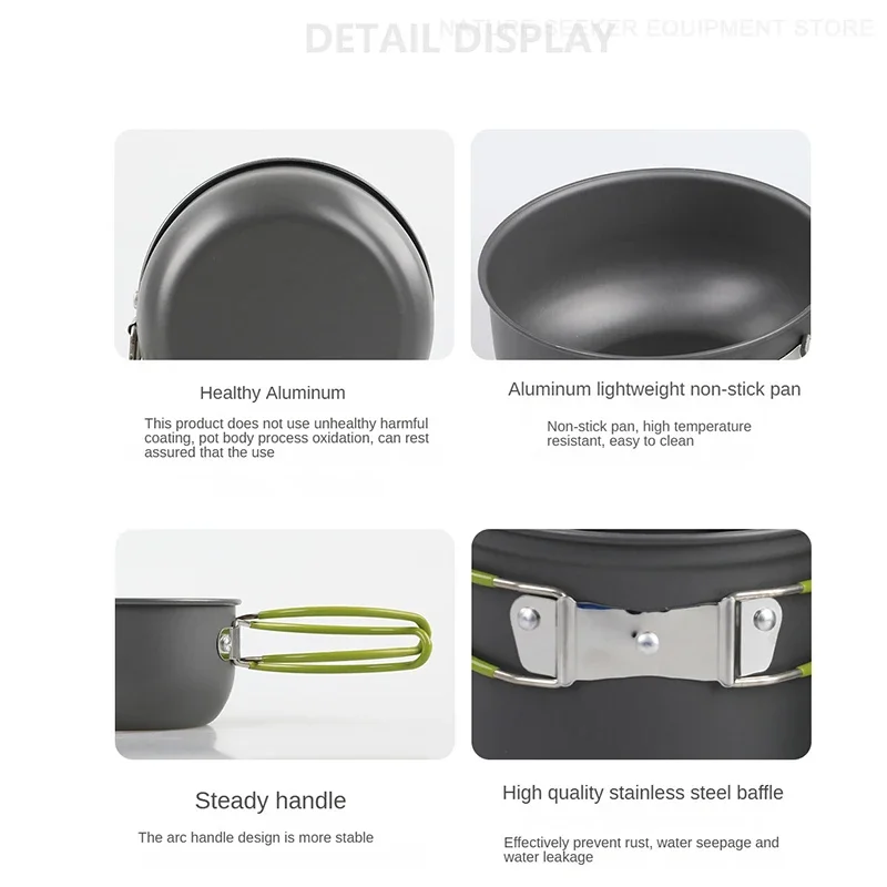 Camping Tableware Kit Outdoor  - Fishing Equipment Kitchener ulasan dan harga